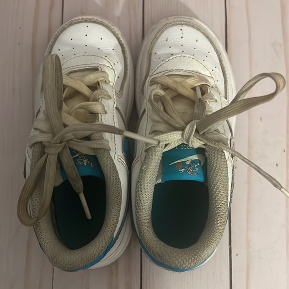 SOLD! Toddler Space Jam Nike Air Force 1 Shoes - Picture 2 of 5